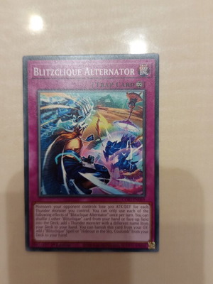 Yu-Gi-Oh Blitzclique Alternator card
