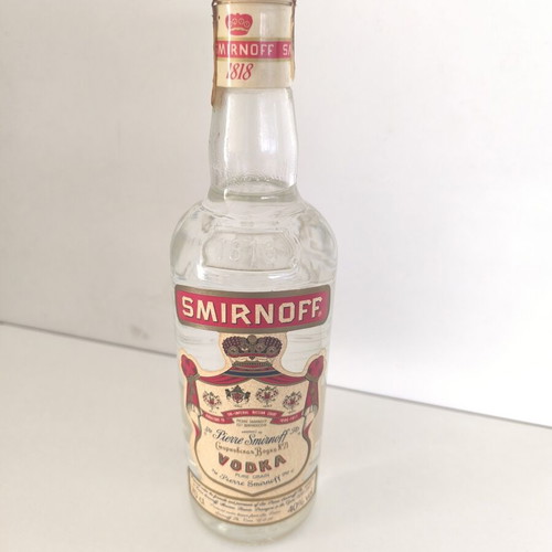 Smirnoff Red Label Vodka vintage, used, 70cl 40% alcohol