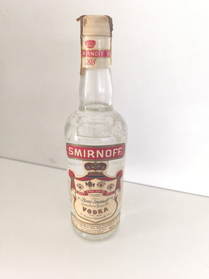 Smirnoff Red Label Vodka vintage, used, 70cl 40% alcohol