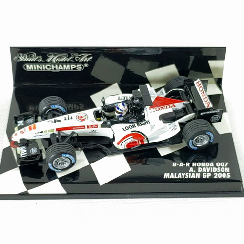 Minichamps B-A-R Honda 007 Malaysian GP 2005 1:43 scale model
