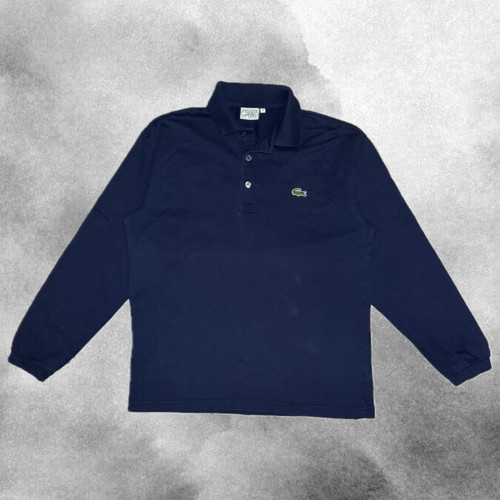Lacoste Navy Long Sleeve Polo Shirt like new, size M