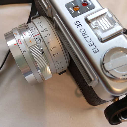 Yashica Electro 35 GSN vintage 35mm camera with original case used