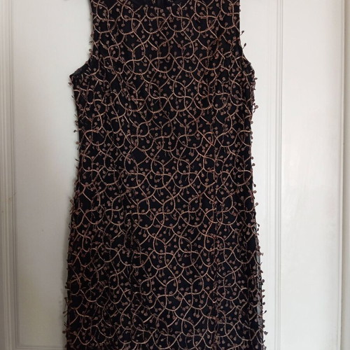 Vitsio Fashion evening dress with embroidered details and lace like new, size M