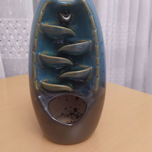 Ceramic incense waterfall decoration like new