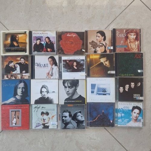 Greek CD collection of 20, like new, entechno and rock