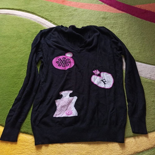 Felicita women's blouse used, size S/M, black