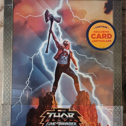 Thor: Love and Thunder Collector Edition 4K Ultra HD Steelbook Blu-ray new