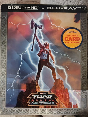 Thor: Love and Thunder Συλλεκτική Έκδοση 4K Ultra HD Steelbook Blu-ray καινούργιο