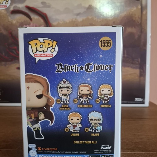 Funko Pop! Fuegoleon #1555 Black Clover Special Edition new