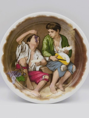 Furstenberg German Porcelain Wall Plate Used