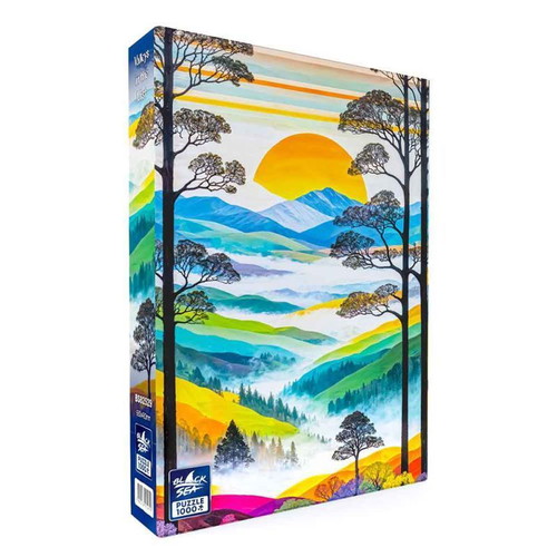 Black Sea Puzzle Misty Valleys 1000 Pieces New