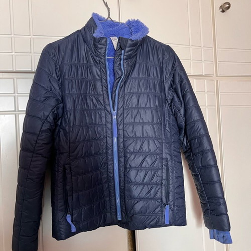 Athleta girl jacket size 12 like new, blue