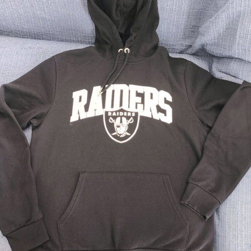 Raiders hoodie black, like new, large