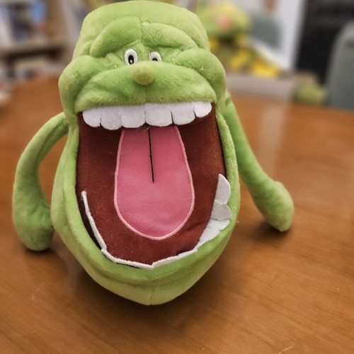 Ghostbusters Slimer plush used collectible toy