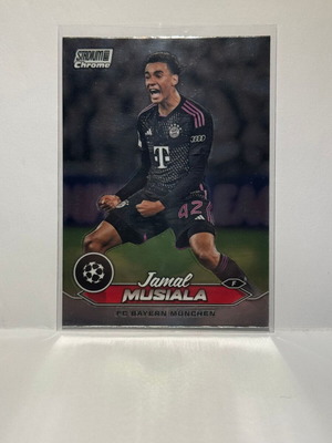 Jamal Musiala Card 2023-24 Topps Stadium Club Chrome UEFA Champions League new #42