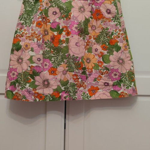 Mini skirt Mango floral like new, size S