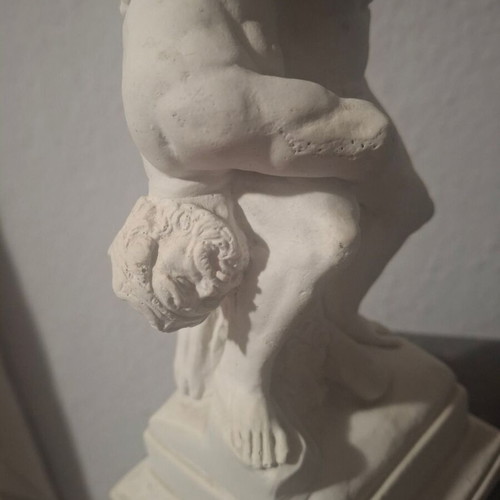 Heracles and Diomedes 8th Labor Mythology Greco-Roman Statue Sculpture 27cm like new