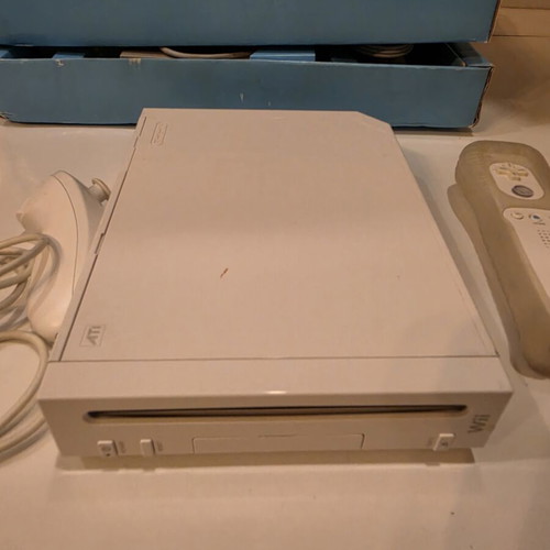 Nintendo Wii console with Wii Fit Plus, boxed