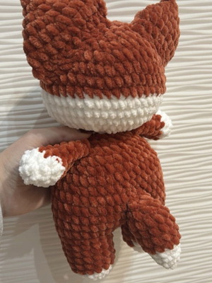 Knitted handmade doll new