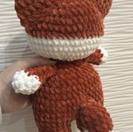 Knitted handmade doll new