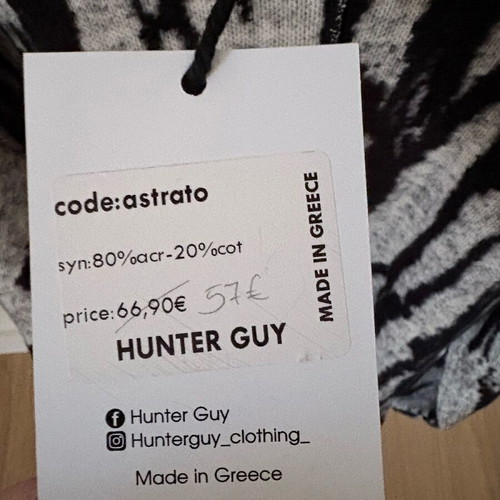 Unisex shirt XXL new, black and grey