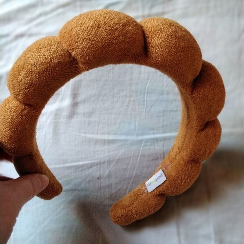 Makeup headband brown color new