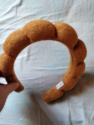 Makeup headband brown color new