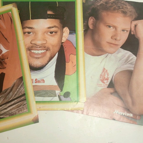 Beverly Hills actors posters like new, set of six collectible double-sided