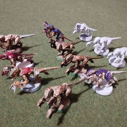 Tyranids ready army, 75 models in total