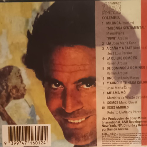 Julio Iglesias Calor CD used, pop
