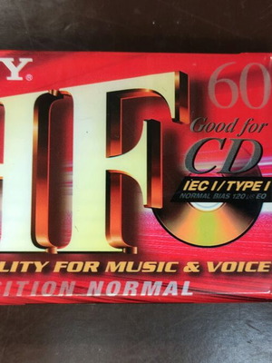 Sony 60-minute cassette tape new