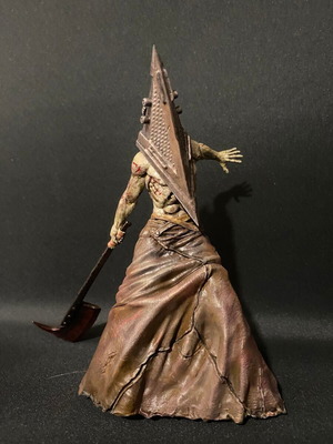 Pyramid Head 3D Printed Figure hand-painted, made to order