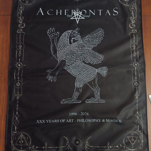 Acherontas The Drakonian Coven 30 Years of Art Banner Flag new