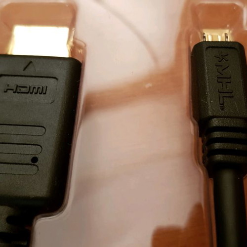Hama HDMI-MHL cable like new for TV to mobile connection