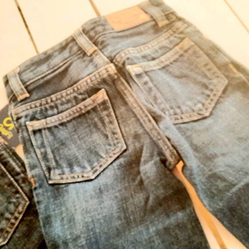 GAP jeans for baby 2 years comfort fit, dark blue button new