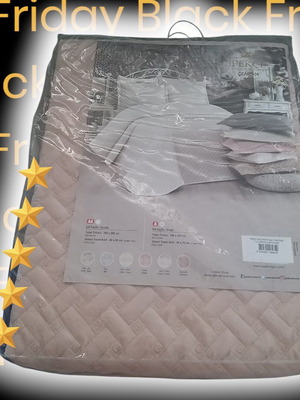 Single bed cover 180×250cm new with pillowcase 50×70cm