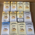 Camel πακέτο 12 κουτιά τσιγάρων, κάποια ανοιχτά, για συλλέκτες