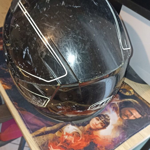 MT motorcycle helmet without visor