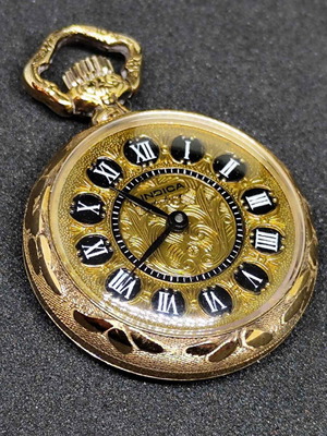 Indica women's pocket watch pendant vintage new old stock