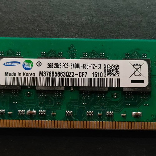 Samsung 2GB DDR2 PC2-6400U RAM memory like new