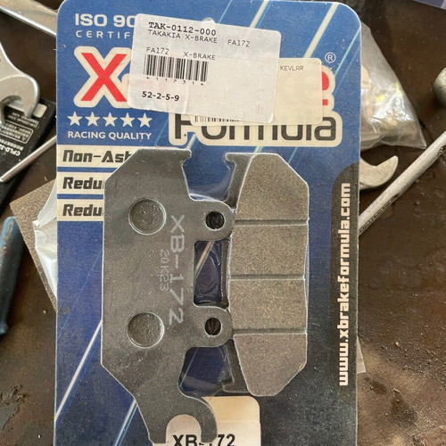Front brake pads FA172 Yamaha XT600 X-BRAKE Kevlar new