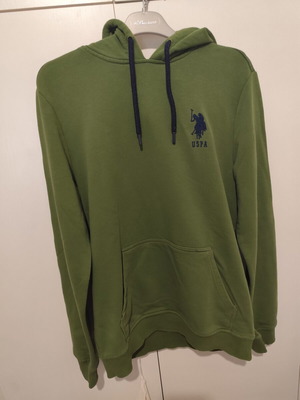 U.S. Polo Assn. men's hoodie, olive green, size Medium