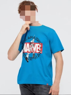 UNIQLO UT Marvel The Amazing Spider Man T-shirt new, L size, blue