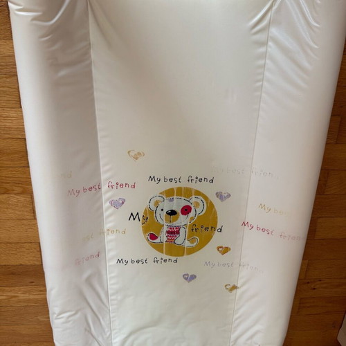 Baby changing table used with free mattress from IKEA