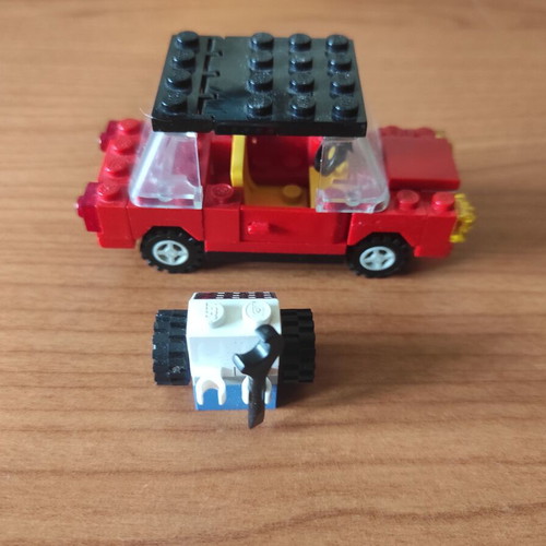 Lego LEGOLAND 6655 used, with wear and missing parts