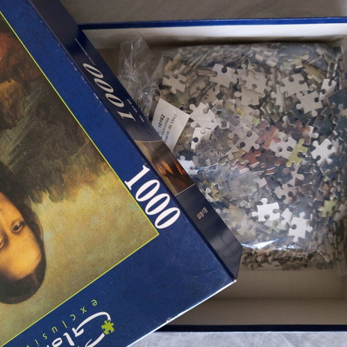 Mona Lisa Puzzle like new, 1000 pieces, Leonardo Da Vinci