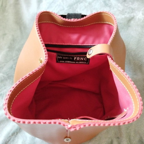 FRNC backpack new, brown and beige