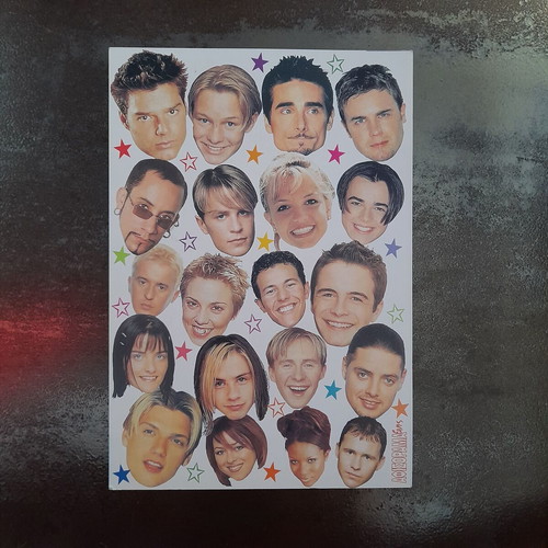 A5 card made of cardboard, not stickers
