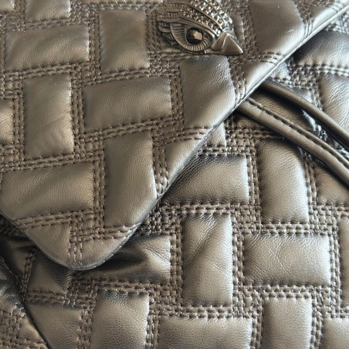 Kurt Geiger London Kensington Black Leather Backpack like new