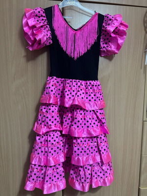 Carnival costume Spain style like new, size 6
